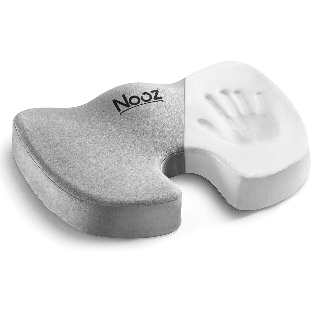 Đệm Ngồi Memory Foam Nooz Gối Lót Ghế Ngồi Bệt Giúp Chống Đau Lưng, Đau Xương Cụt Nệm Dành Cho Dân Văn Phòng Lái Xe