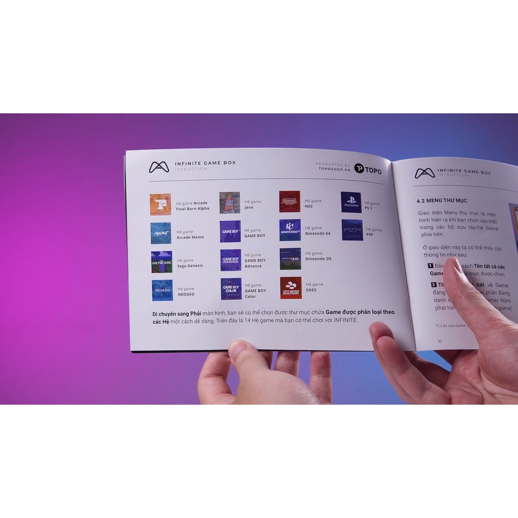 Máy chơi game TOPO INFINITE
