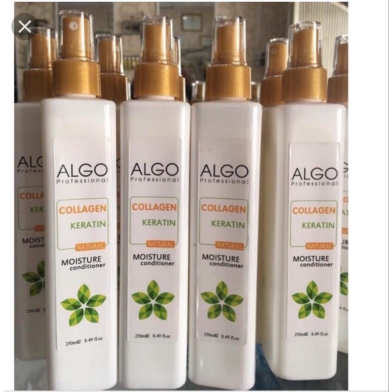 Xịt dưỡng tóc phục hồi và bảo vệ tóc Algo Keratin Collagen 250ml
