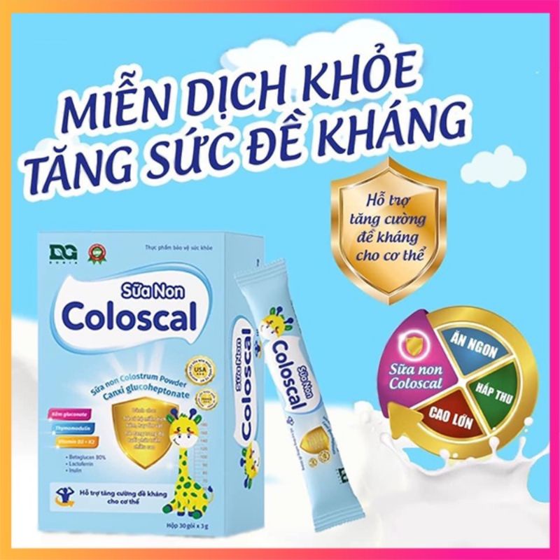 SỮA NON COLOSCAL THỰC PHẨM DINH DƯỠNG CHO CƠ THỂ