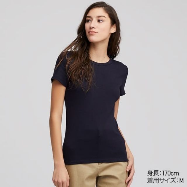 Áo thun tăm Uniqlo mẫu 2019 (Hàng xách tay Nhật)