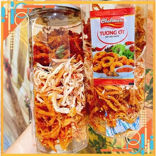 Khô mix 3 vị: heo-mực-gà 300g