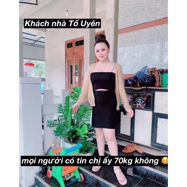[Bigsize 50-80kg] Áo Choàng Len Mỏng Dáng Cadigan QC | BigBuy360 - bigbuy360.vn