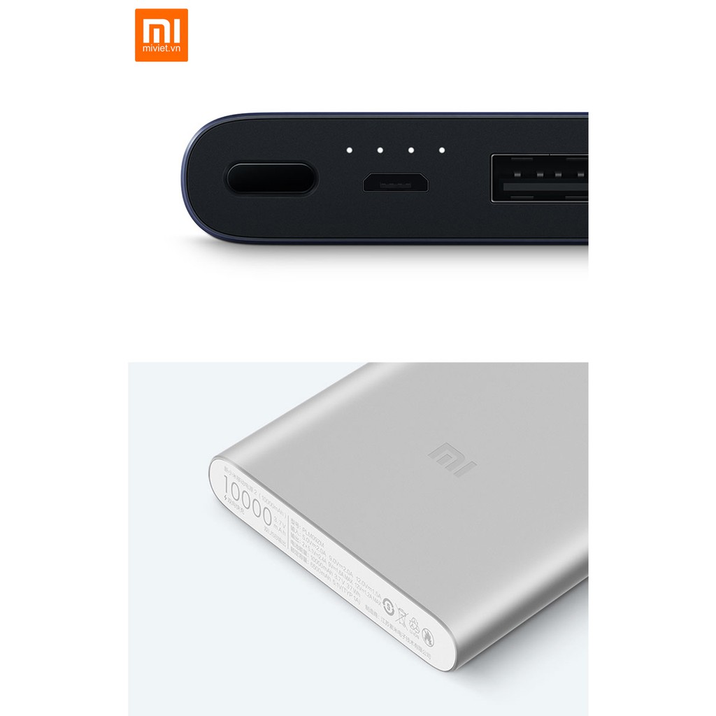 (ưu đãi lớn giá cực sốc) Sạc Dự Phòng Xiaomi 10000mah Gen 2 New 2018