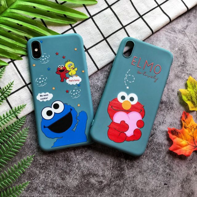 Ốp lưng iphone ELMO - Ốp đôi iphone 6 6plus 6s 6splus 7 7plus 8 8plus x xs xsmax