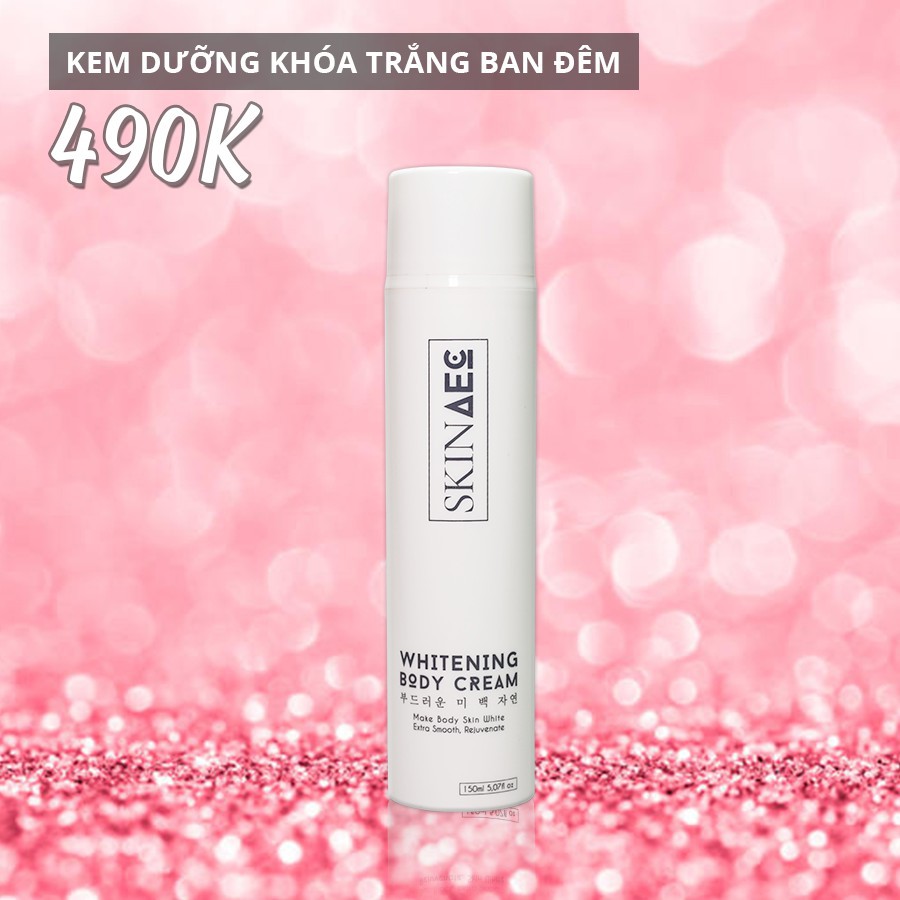 [FREESHIP] KEM DƯỠNG TRẮNG DA BAN ĐÊM SKIN AEC WHITENING BODY CREME detox.hcm