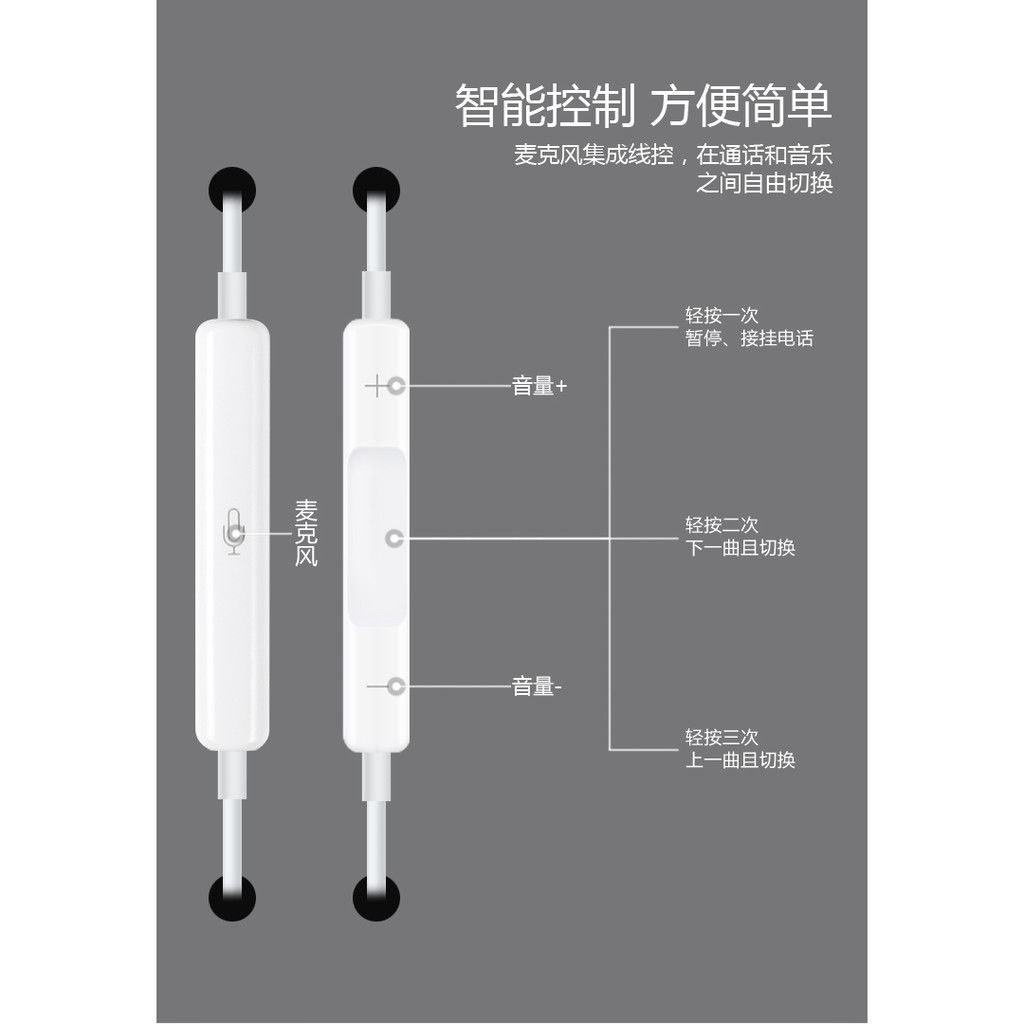 Tai Nghe Nhét Tai Chất Lượng Cao Cho I6 I7 I8 Xr Xs 11 12