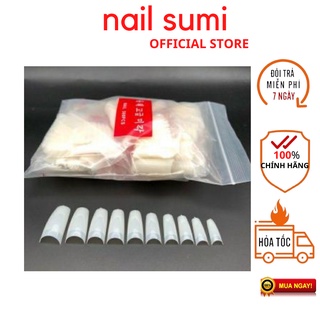 Móng nối Hàn  phom vuông - Túi 500 móng nhựa dẻo đủ size
