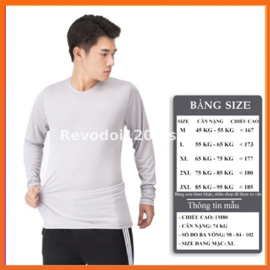 [Bán Lỗ]Áo Thun Nam Cổ Tròn Giữ Nhiệt Công Nghệ Cao Heattech Giữ Ấm Vượt Trội Co Giãn 4 Chiề | BigBuy360 - bigbuy360.vn
