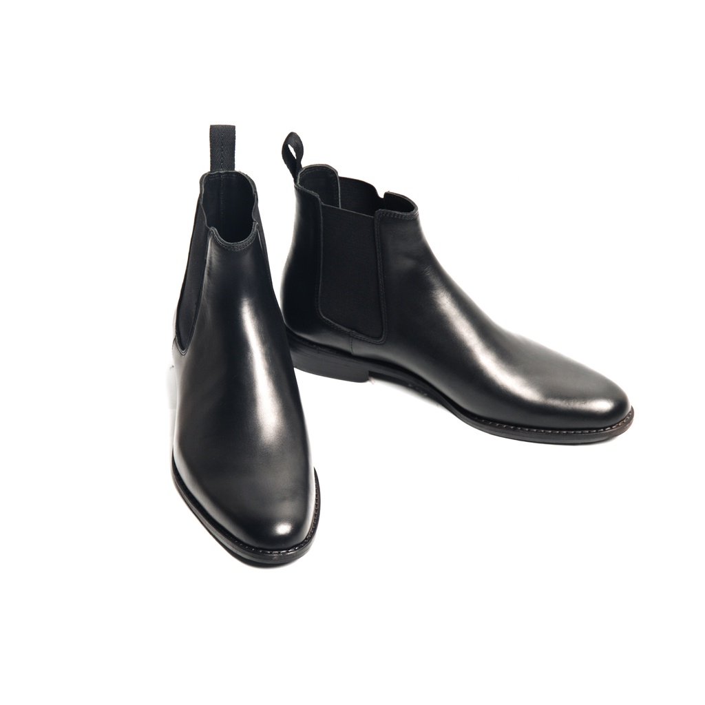 Giày Tây Cao Cấp CLASSY CHELSEA BOOTS - Da Bò Ý Lót Trong Da Bò Mộc - Thương hiệu Be Classy