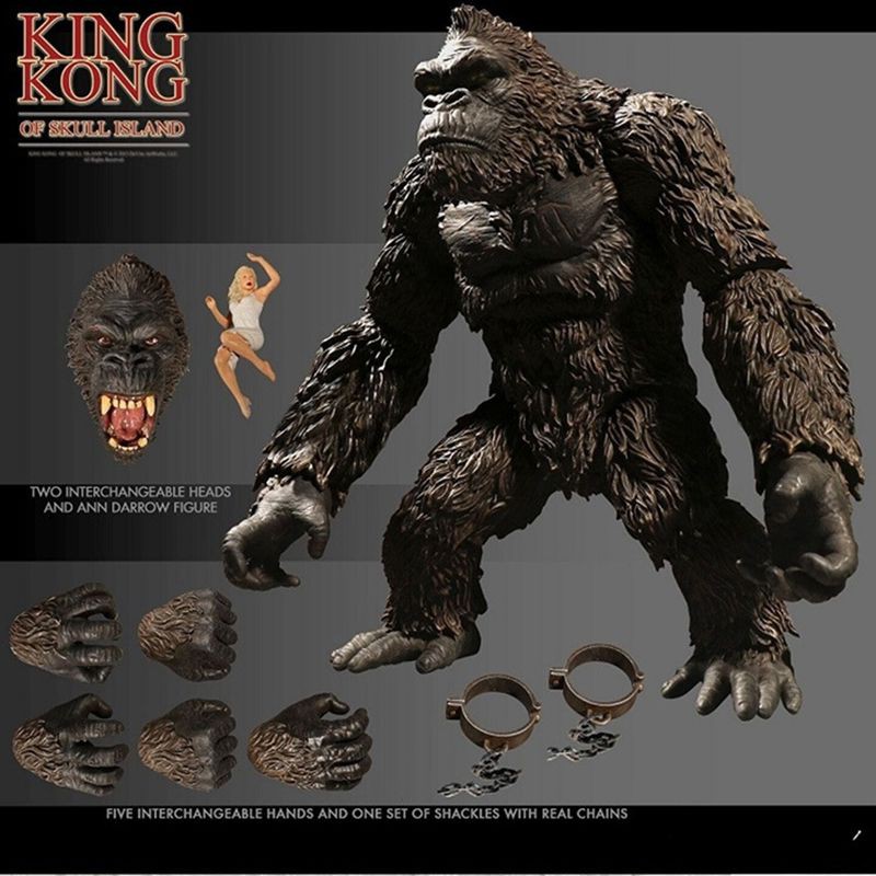 Mô Hình Đồ Chơi Quái Vật Godzilla Vs King Kong 18cm / 7inch Bằng Pvc 2021
