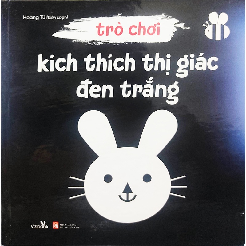 Sách thiếu nhi - Trò chơi kích thích thị giác đen trắng và màu sắc