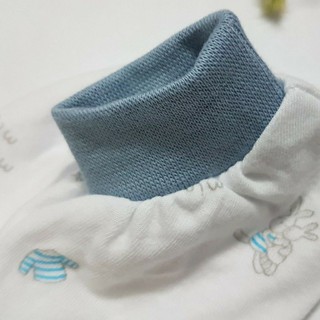 Bao Chân Bo Miomio Cho Bé Sơ Sinh Chất Cotton Mềm Mại An Toàn Cho Bé (1 đôi/gói)