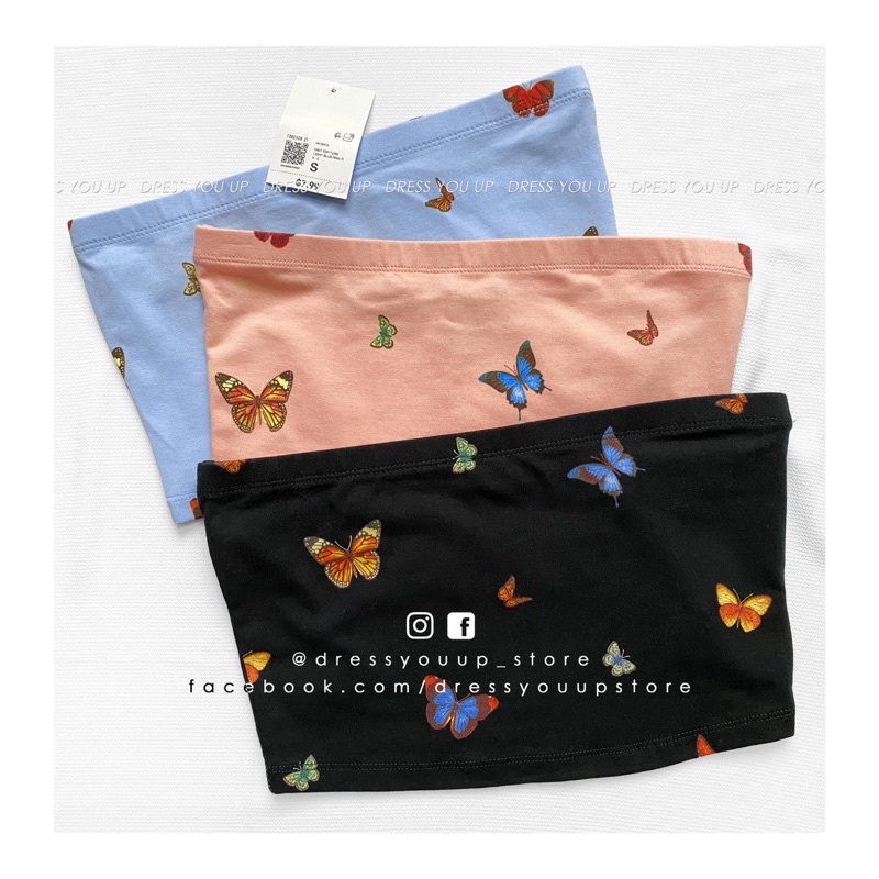 Áo tube croptop F21