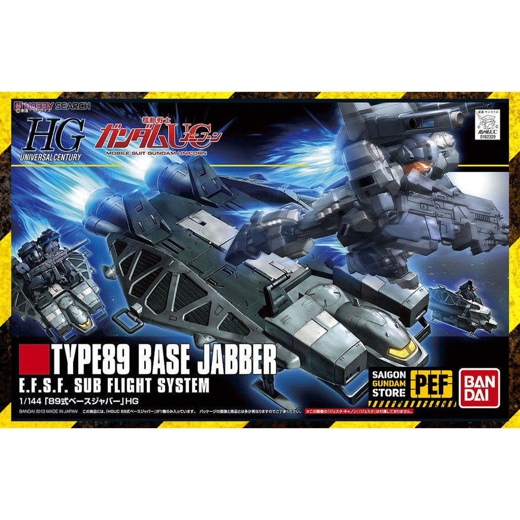 MÔ HÌNH LẮP RÁP GUNDAM BANDAI HGUC BASE JABBER TYPE 89