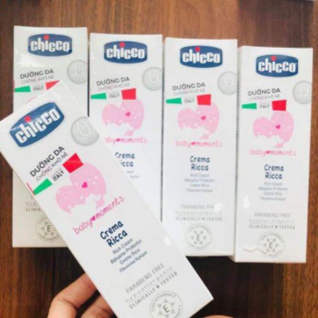 Kem dưỡng ẩm Omega và vitamin E Chicco