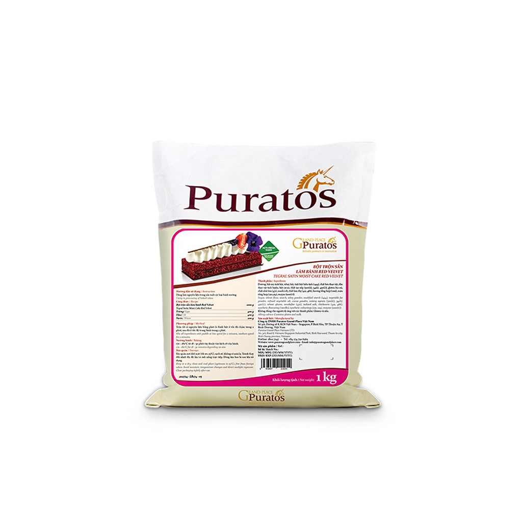 Bột Trộn Sẵn Làm Bánh Red Velvet Puratos (5kg)