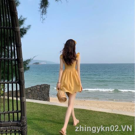 【In Stock & COD】NEW Đầm Dây Đi Biển Thời Trang Mùa Hè 2019 Dành Cho Nữ