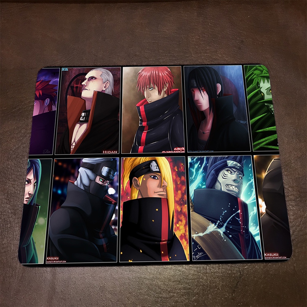 Lót chuột máy tính Anime Naruto Wallpapers 7 Mousepad cao su êm ái. Nhận in theo yêu cầu