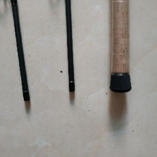Cần lure cán gỗ 2 đọt catbon