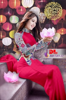 Vải áo dài Gạch bông