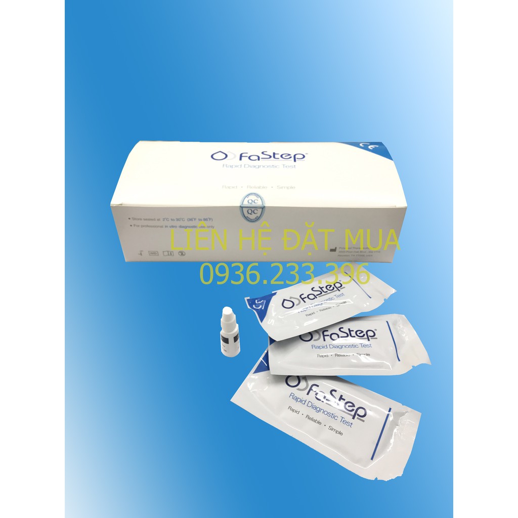 Test nhanh viêm gan C HCV ( DẠNG KHAY ) – Fastep (USA) HỘP 40 TEST