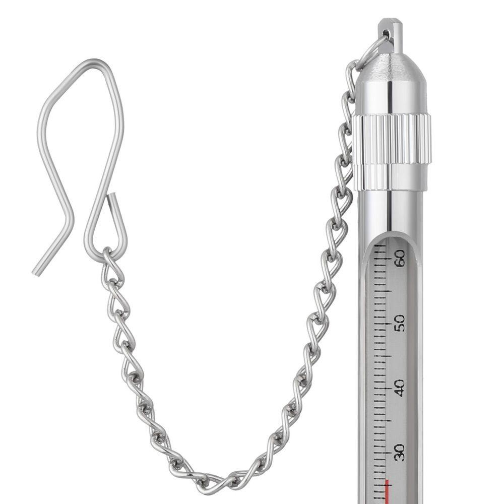 Nhiệt Kế LAKAMIER Câu Cá Kèm Móc Khóa Chất Lượng Cao
