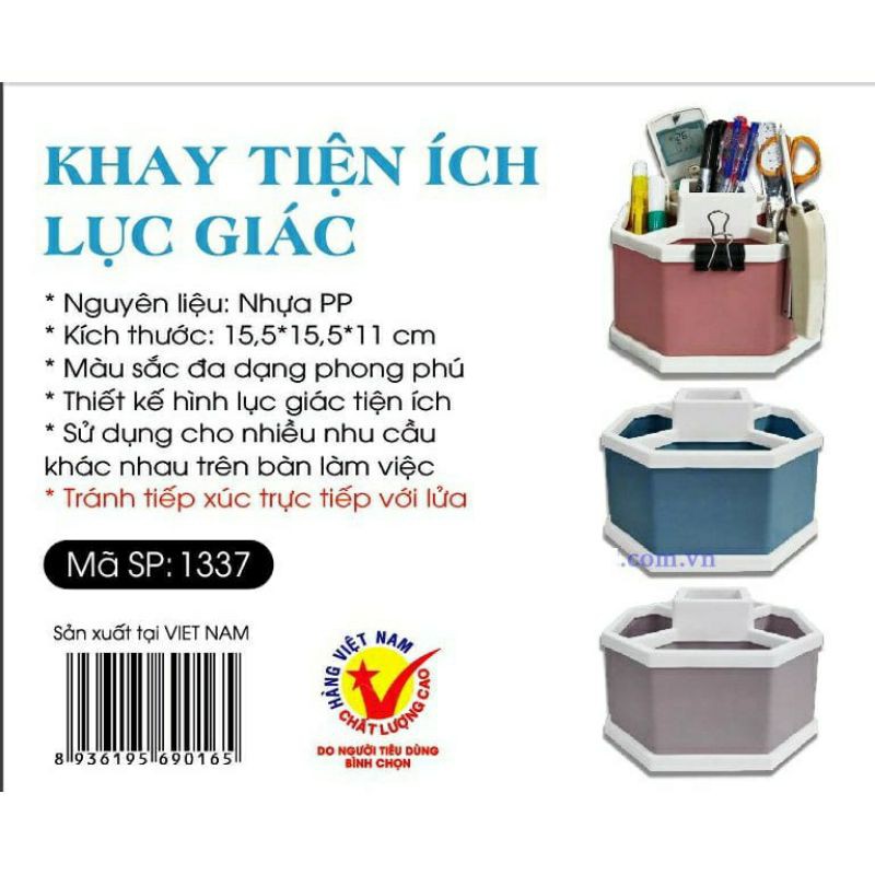 khay đựng cọ 5 ngăn, khay đựng bút, cốc đựng cọ nail, lọ đựng cọ