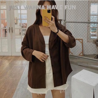 Áo len cardigan cánh dơi form chuẩn