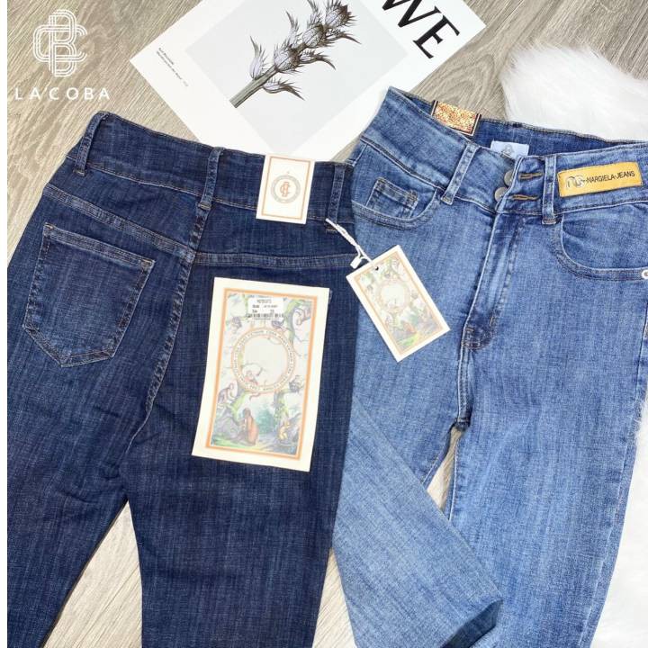 Quần Skinny Jeans Nữ💟FREESHIP👑Quần Bò Basic Cao Cấp LA'COBA