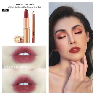set son Walk of no shame gồm 1 son và 1 kẻ viền môi