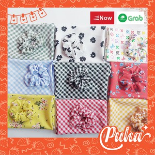 Khăn bandana đội đầu HABABU  lưới hoa cúc, khăn turban đa năng nhiều màu trắng, caro xinh đẹp,