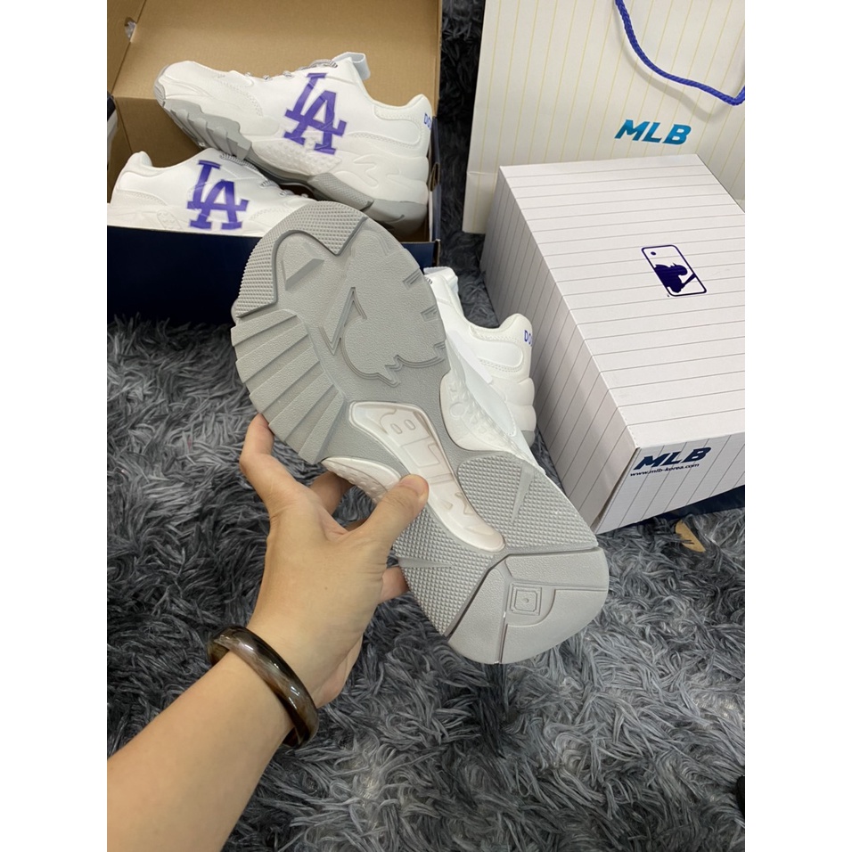 [ CÓ SẴN - ẢNH THẬT] Giày MLB.B LA đế tách Hàn Quốc chuẩn hàng xịn, Giày thể thao tăng chiều cao full box + tặng kèm tất
