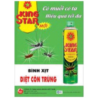 Bình xịt côn trùng King STar chai 600ml