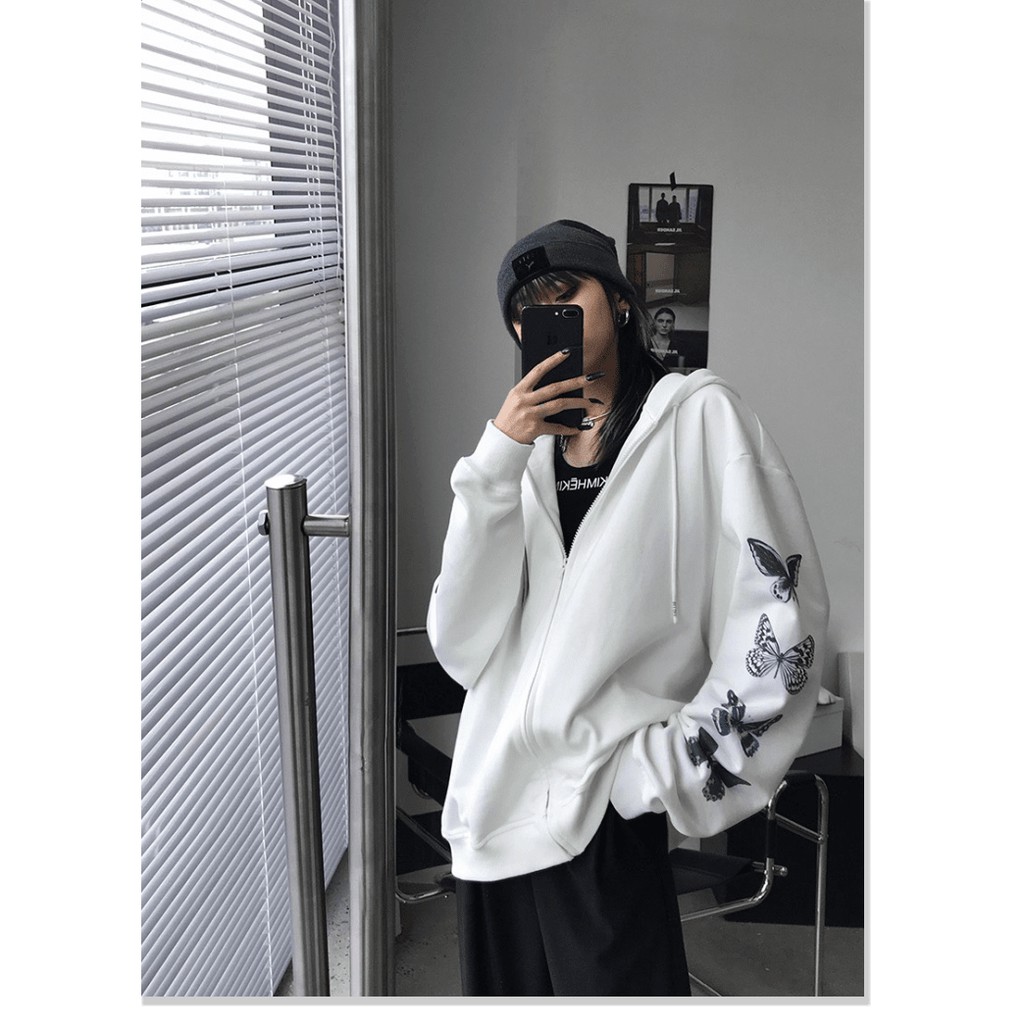 [Freeship] Áo khoác nữ form rộng phũ mông, áo hoodie nữ form rộng studios