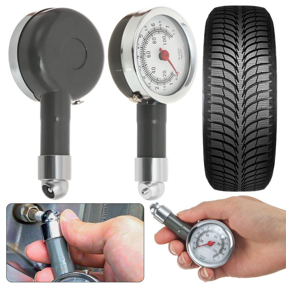 Thiết Bị Đo Áp Suất Lốp Xe Hơi / Xe Đạp Bằng Kim Loại