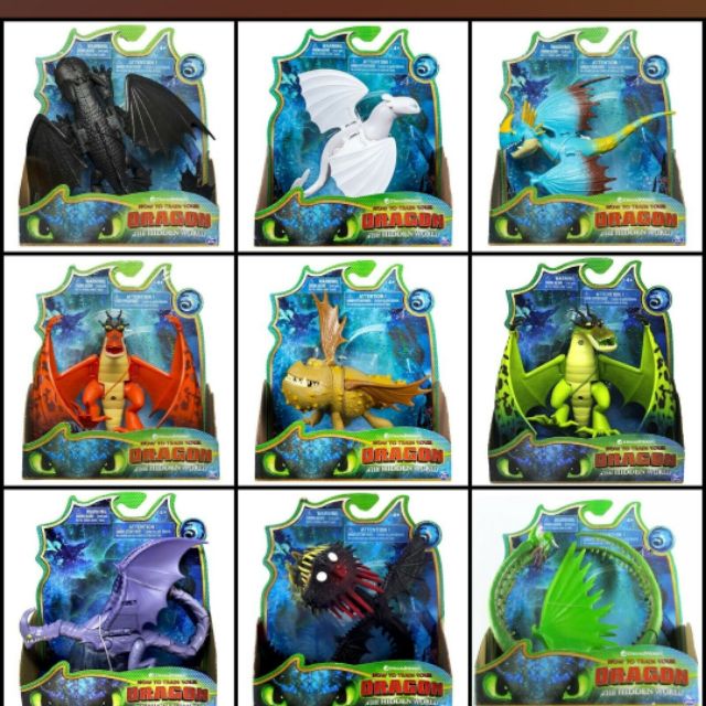 Bí kíp luyện rồng mô hình rồng 2019 (1 mẫu) (how to train your dragon)