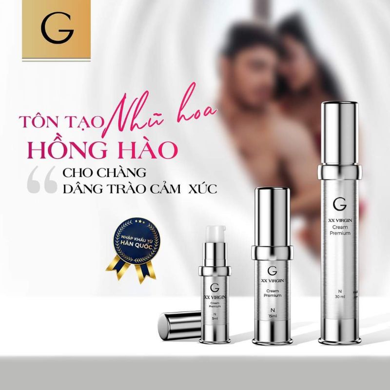 Kem hồng XXvirgin 15ml và Y zone se khít