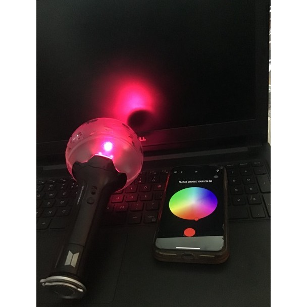 (Bluetooth) Lightstick BTS bomb ver 3 có kết nối Bluetooth gậy cổ vũ phát sáng hàng order idol phong cách