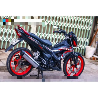 tem rời sonic 150 đen - decal huyentran