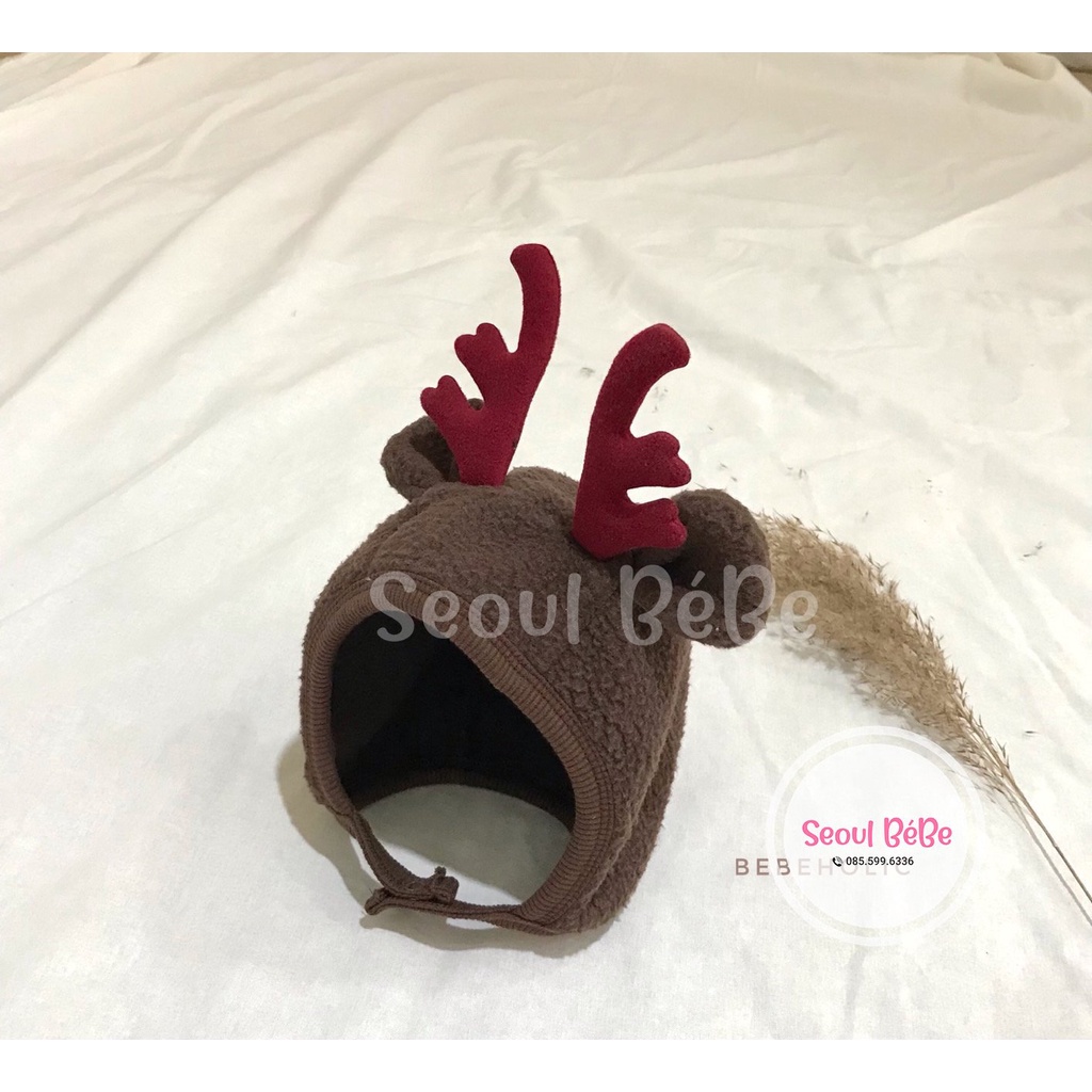 Mũ tuần lộc đáng yêu cho bé Bebeholic made in Korea