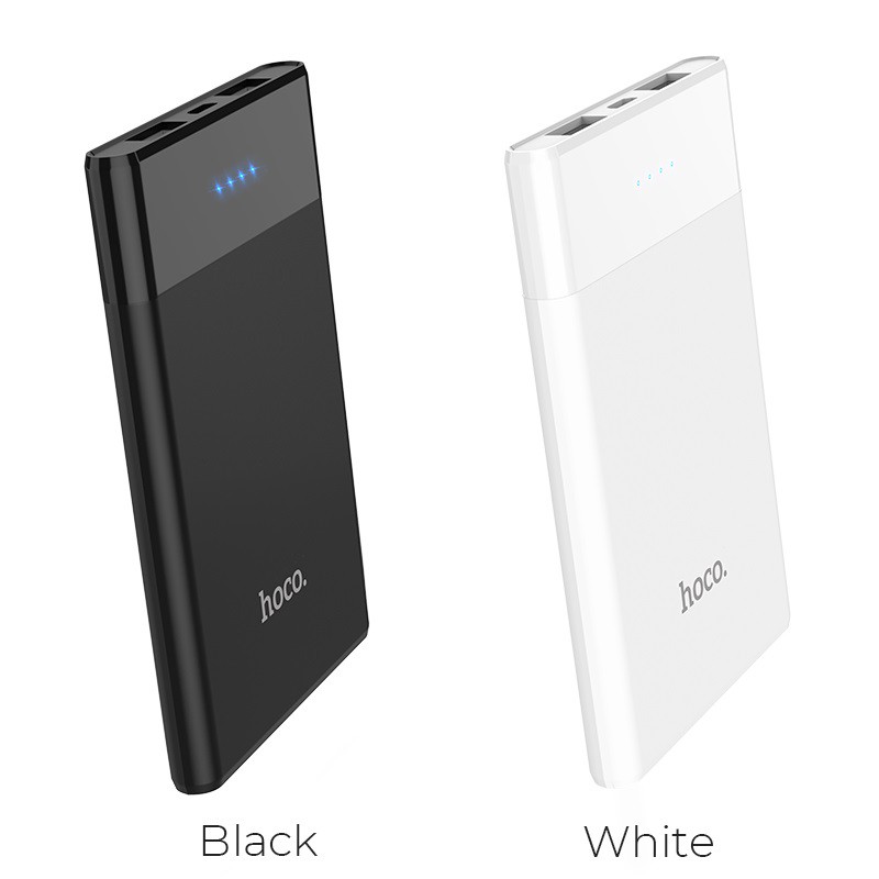 Sạc dự phòng chính hãng 10000mah Hoco DB07 tích hợp sẵn 4 dây cáp