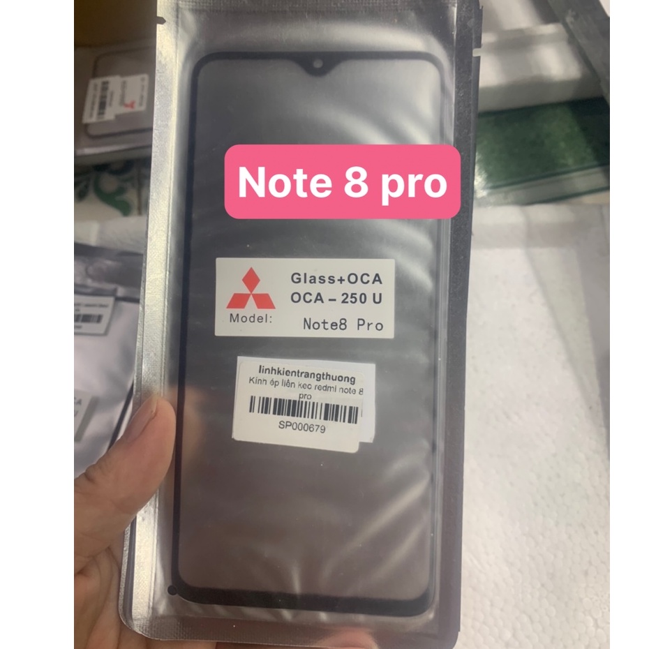 KÍNH ÉP LIỀN KEO ZIN MỚI ĐIỆN THOẠI XIAOMI REDMI NOTE 8 PRO-XIAOMI