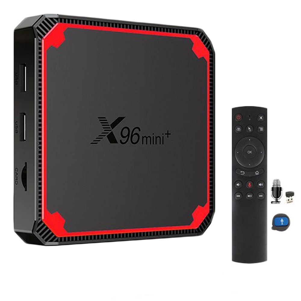 Android Tivi Box X96 mini plus có điều khiển giọng nói và cử chỉ tay người dùng S905W4 bluetooth Ram 2G Rom 16G