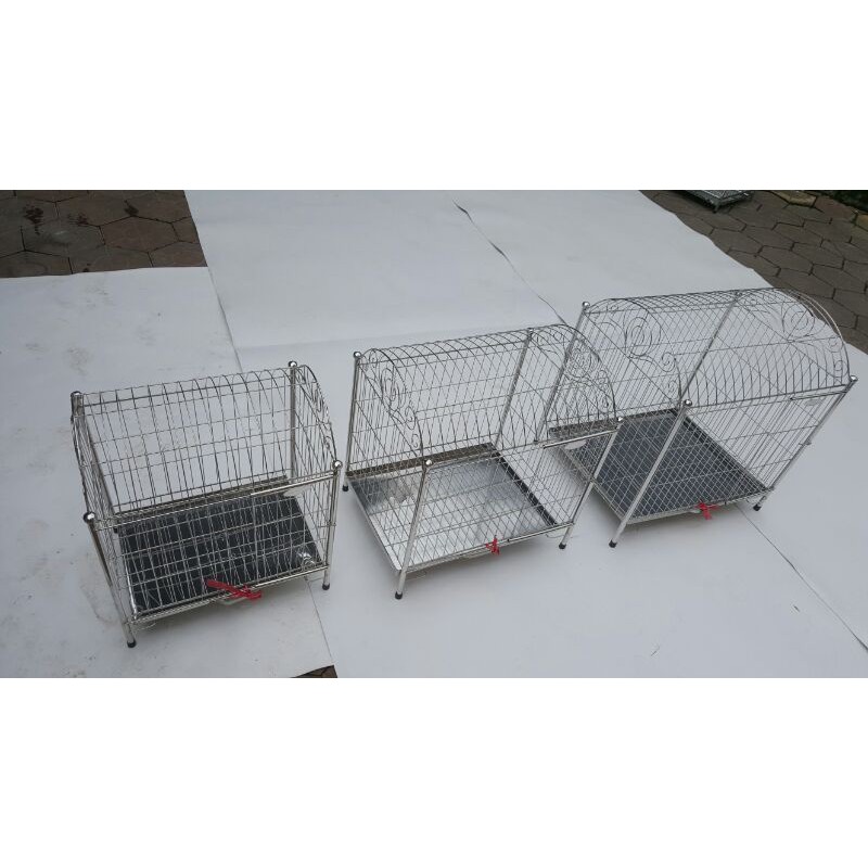 Lồng chó mèo inox, lồng hoa