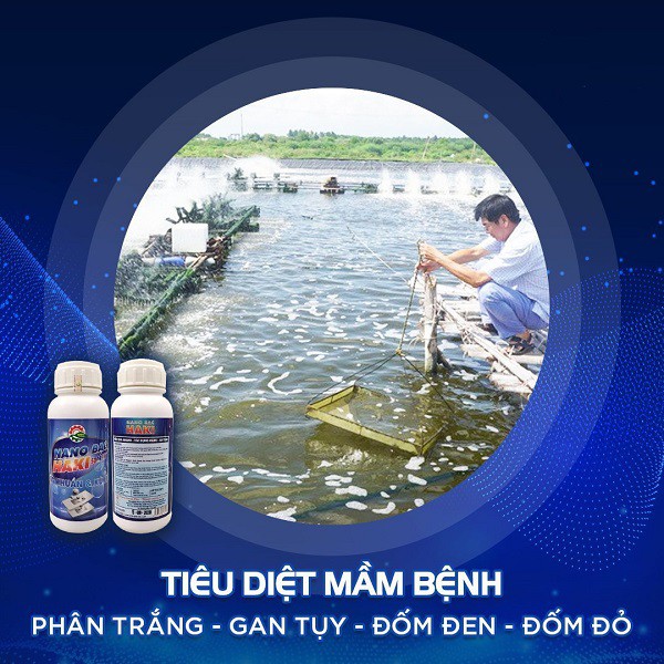 Nano bạc HAKI cải tạo môi trường nước, phòng chữa bệnh thủy sản, ao nuôi tôm cá