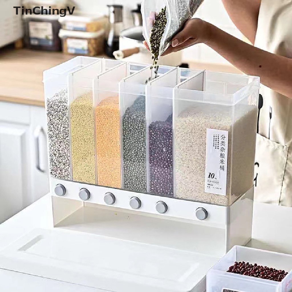 Hộp Đựng Gạo / Ngũ Cốc 10Kg Gắn Tường Tiện Dụng