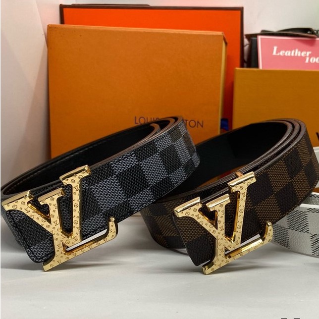 Thắt Lưng Nam LV cao cấp, Dây lưng Nam LV thời trang đủ màu trắng ,xanh,nâu mẫu dây nịt nam LV hot trend 2021