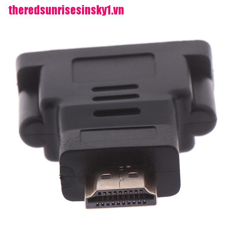 (3C) Giắc Chuyển Đổi Dvi-D Dual Link (24 + 5 Pin) Female Sang Hdmi Male Cho Lcd Hdtv