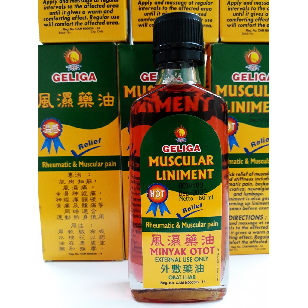 DẦU NÓNG INDONESIA - GELIGA MUSCULA LINIMENT (MỚI)